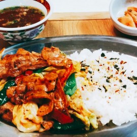 【スタミナ回鍋肉プレート】
