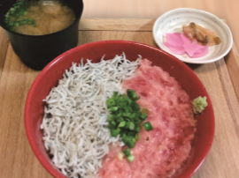 【ねぎとろしらす丼】