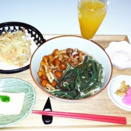 【春の山菜うどん(そば)御膳】