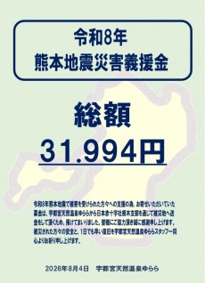 熊本地震災害義援金